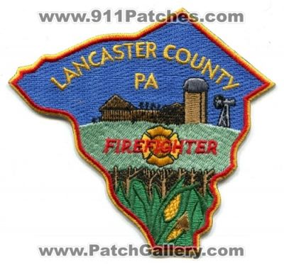 Lancaster County Fire Department FireFighter (Pennsylvania)
Scan By: PatchGallery.com
Keywords: dept. pa.