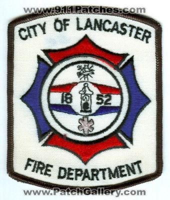 Lancaster Fire Department (Texas)
Scan By: PatchGallery.com
Keywords: dept. city of