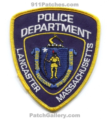 Lancaster Police Department Patch (Massachusetts)
Scan By: PatchGallery.com
Keywords: dept.