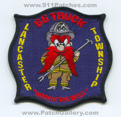 Lancaster Township Fire Department Truck 66 Patch (Pennsylvania)
Scan By: PatchGallery.com
Keywords: twp. dept. company co. station hookin the west yosemite sam