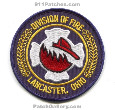 Lancaster Division of Fire Patch (Ohio)
Scan By: PatchGallery.com
Keywords: div. department dept.