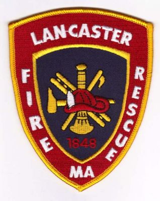 Lancaster Fire Rescue
Thanks to Michael J Barnes for this scan.
Keywords: massachusetts
