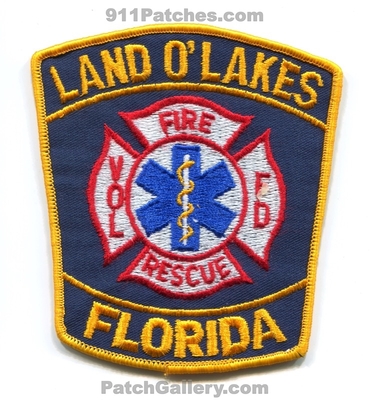 Land O'Lakes Volunteer Fire Rescue Department Patch (Florida)
Scan By: PatchGallery.com
Keywords: olakes vol. dept. fd