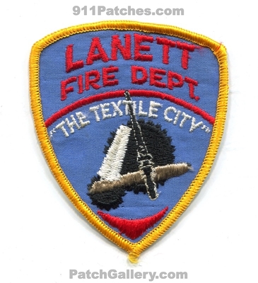 Lanett Fire Department Patch (Alabama)
Scan By: PatchGallery.com
Keywords: dept. the textile city