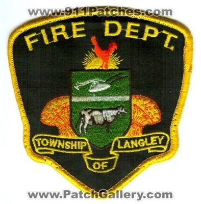 Langley Fire Department (Canada BC)
Scan By: PatchGallery.com
Keywords: dept. township of