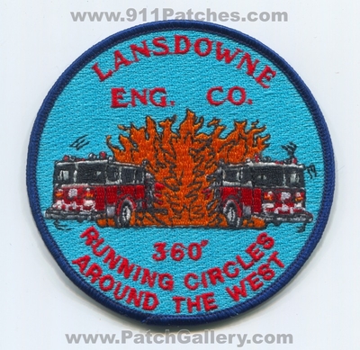 Lansdowne Fire Department Engine Company 360 Patch (Maryland)
Scan By: PatchGallery.com
Keywords: dept. eng. co. station running circles around the west