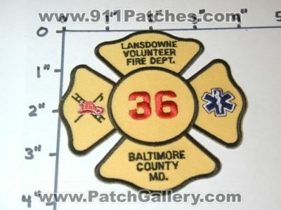 Lansdowne Volunteer Fire Department Station 36 (Maryland)
Thanks to Mark Stampfl for this picture.
Keywords: dept. baltimore county md.