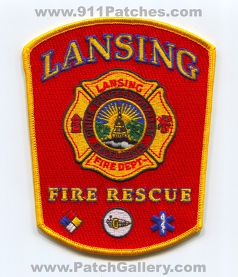 Lansing Fire Rescue Department Patch (Michigan)
Scan By: PatchGallery.com
Keywords: dept. pride professionalism excellence