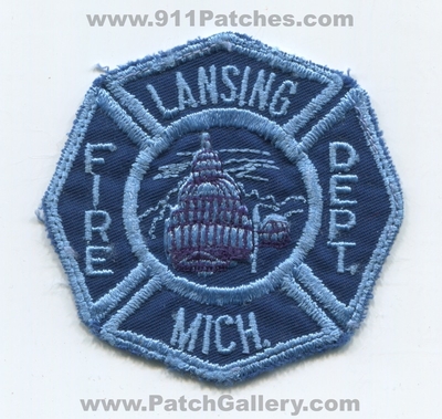 Lansing Fire Department Patch (Michigan)
Scan By: PatchGallery.com
Keywords: dept. mich.