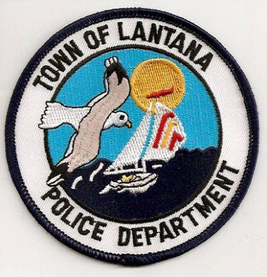 Lantana Police Department
Thanks to EmblemAndPatchSales.com for this scan.
Keywords: florida town of