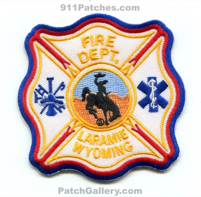 Laramie Fire Department Patch (Wyoming)
Scan By: PatchGallery.com
Keywords: dept.