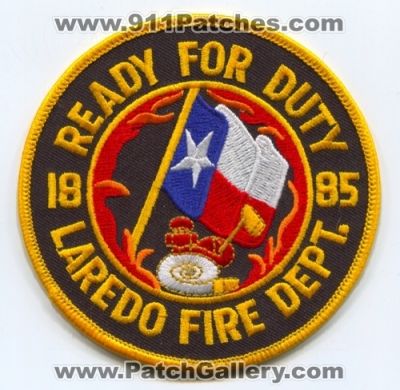 Laredo Fire Department (Texas)
Scan By: PatchGallery.com
Keywords: dept. ready for duty