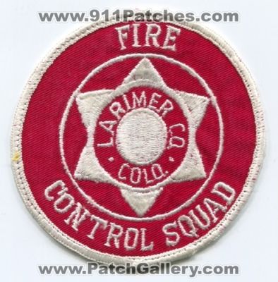 Larimer County Fire Control Squad Patch (Colorado)
[b]Scan From: Our Collection[/b]
Keywords: co. colo. department dept.