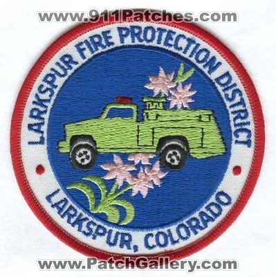 Larkspur Fire Protection District Patch (Colorado)
[b]Scan From: Our Collection[/b]
Keywords: colorado