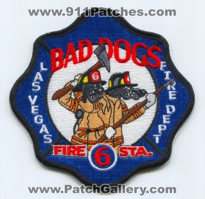Las Vegas Fire Department Station 6 Patch (Nevada)
Scan By: PatchGallery.com
Keywords: dept. lvfd lvfr rescue company co. sta. bad dogs
