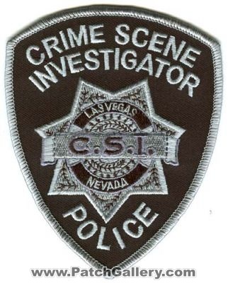 Las Vegas Police Crime Scene Investigator (Nevada)
Scan By: PatchGallery.com
Keywords: csi c.s.i.