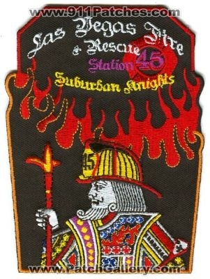Las Vegas Fire Department Station 45 Patch (Nevada)
Scan By: PatchGallery.com
Keywords: and & rescue dept. company co. suburban knights
