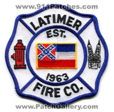 Latimer Fire Company Department (Mississippi)
Scan By: PatchGallery.com
Keywords: co. dept.