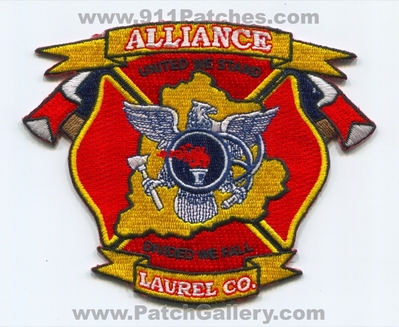 Laurel County Fire Alliance Patch (Kentucky)
Scan By: PatchGallery.com
Keywords: co. department dept. united we stand divided we fall