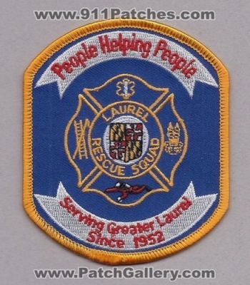 Laurel Rescue Squad Fire Department (Maryland)
Thanks to Paul Howard for this scan.
Keywords: dept.