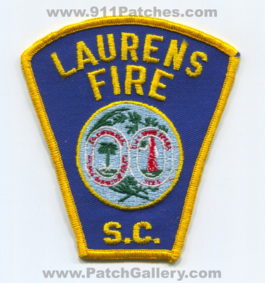 Laurens Fire Department Patch (South Carolina)
Scan By: PatchGallery.com
Keywords: dept. s.c.