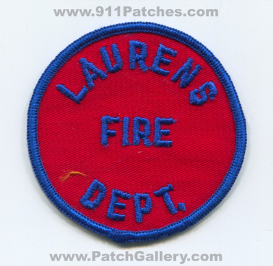 Laurens Fire Department Patch (South Carolina)
Scan By: PatchGallery.com
Keywords: dept.