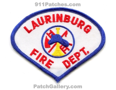 Laurinburg Fire Department Patch (North Carolina)
Scan By: PatchGallery.com
Keywords: dept.