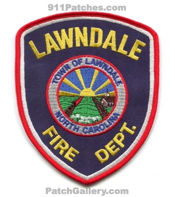Lawndale Fire Department Patch (North Carolina)
Scan By: PatchGallery.com
Keywords: town of dept.