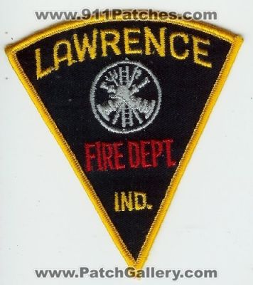 Lawrence Fire Department (Indiana)
Thanks to Mark C Barilovich for this scan.
Keywords: dept. ind.