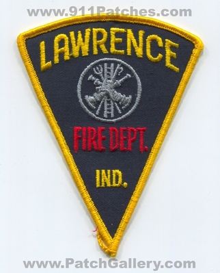Lawrence Fire Department Patch (Indiana)
Scan By: PatchGallery.com
Keywords: dept. ind.