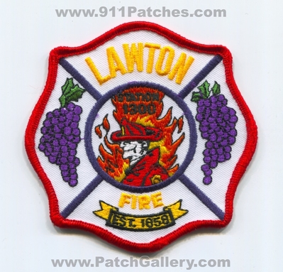 Lawton Fire Department Station 1300 Patch (Michigan)
Scan By: PatchGallery.com
Keywords: dept. est. 1858