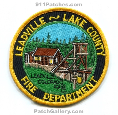 Leadville Lake County Fire Department Patch (Colorado)
[b]Scan From: Our Collection[/b]
Keywords: co. dept.