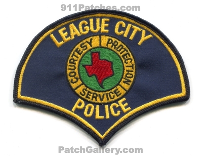 League City Police Department Patch (Texas)
Scan By: PatchGallery.com
Keywords: dept. courtesy protection service