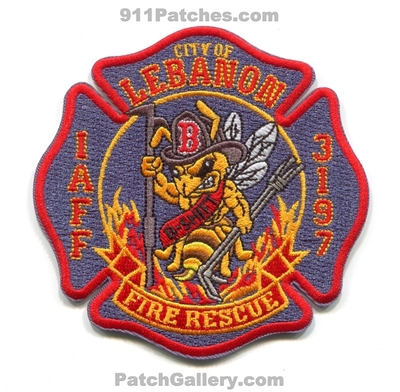 Lebanon Fire Rescue Department B Shift Patch (New Hampshire)
Scan By: PatchGallery.com
[b]Patch Made By: 911Patches.com[/b]
Keywords: city of dept. bee b-shift iaff local 3197 union company co. station