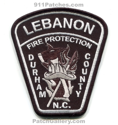 Lebanon Fire Protection District Durham County Patch (North Carolina)
Scan By: PatchGallery.com
Keywords: prot. dist. co. department dept. n.c.