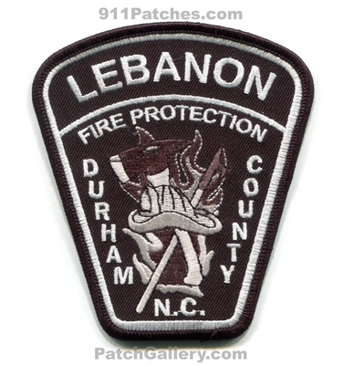 Lebanon Fire Protection District Durham County Patch (North Carolina)
Scan By: PatchGallery.com
Keywords: prot. dist. co. department dept. n.c.