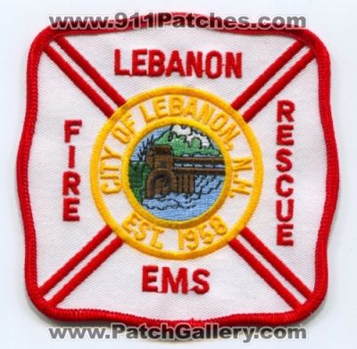Lebanon Fire Rescue Department (New Hampshire)
Scan By: PatchGallery.com
Keywords: city of dept. ems n.h. nh