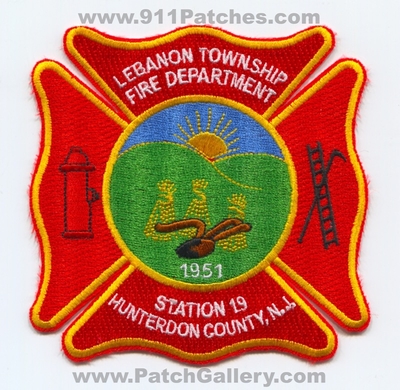 Lebanon Township Fire Department Station 19 Hunterdon County Patch (New Jersey)
Scan By: PatchGallery.com
Keywords: twp. dept. co. n.j. nj 1951