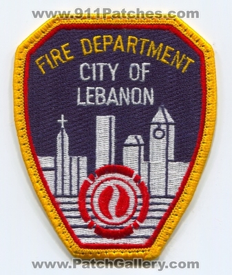 Lebanon Fire Department Patch (Indiana)
Scan By: PatchGallery.com
Keywords: city of dept.