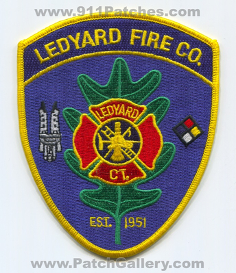 Ledyard Fire Company Patch (Connecticut)
Scan By: PatchGallery.com
Keywords: co. department dept. ct. est. 1951