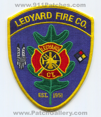 Ledyard Fire Company Patch (Connecticut)
Scan By: PatchGallery.com
Keywords: co. department dept. ct. est. 1951
