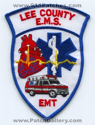 Lee County Emergency Medical Services EMS EMT Patch (North Carolina)
Scan By: PatchGallery.com
Keywords: co. e.m.s. e.m.t. technician