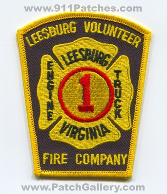 Leesburg Volunteer Fire Company 1 Patch (Virginia)
Scan By: PatchGallery.com
Keywords: vol. co. number no. #1 engine truck department dept.