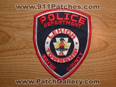 Lehigh Township Police Department (Pennsylvania)
Picture By: PatchGallery.com
Keywords: twp. dept. pa. wayne county