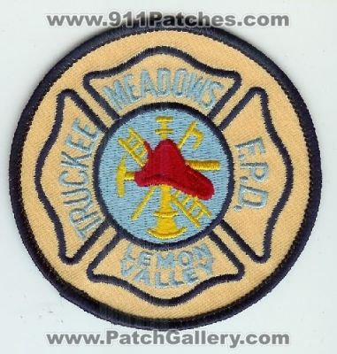 Truckee Meadows Fire Protection District Lemon Valley (Nevada)
Thanks to Mark C Barilovich for this scan.
Keywords: f.p.d. fpd