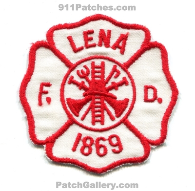 Lena Fire Department Patch (Illinois)
Scan By: PatchGallery.com
Keywords: dept. 1869