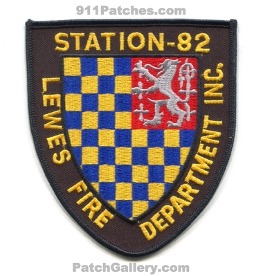 Lewes Fire Department Station 82 Patch (Delaware)
Scan By: PatchGallery.com
Keywords: dept. inc.
