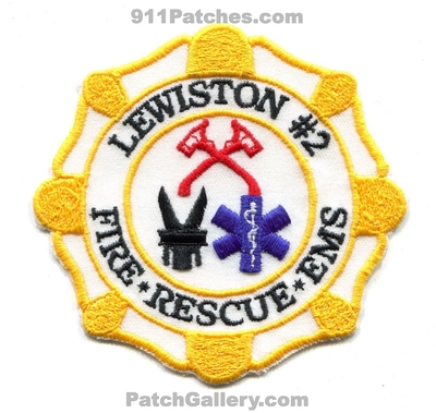 Lewiston Number 2 Fire Rescue EMS Department Patch (New York)
Scan By: PatchGallery.com
Keywords: no. #2 dept.