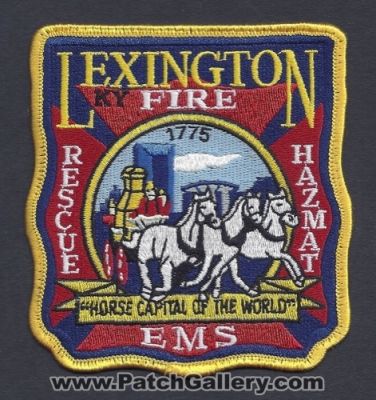 Lexington Fire Rescue EMS Department (Kentucky)
Thanks to Paul Howard for this scan.
Keywords: dept. hazmat haz-mat