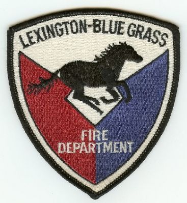 Lexington Blue Grass Fire Department
Thanks to PaulsFirePatches.com for this scan.
Keywords: kentucky